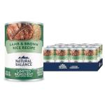 Natural Balance Lamb & Brown Rice Dog Food 12-Pack