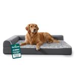 Furhaven Large Orthopedic Dog Bed with Bolsters