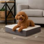 Orthopedic Memory Foam Dog Bed with Washable Cover