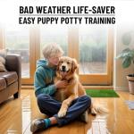 Ottomanson Reusable Grass Potty Pad for Dogs