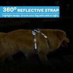 FURRYFECTION No Pull Reflective Dog Harness - Blue
