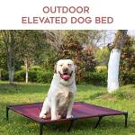 Portable Waterproof Elevated Dog Bed in Red