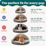 Furhaven 26" Round Orthopedic Dog Bed - Gray