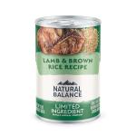 Natural Balance Lamb & Brown Rice Dog Food 12-Pack