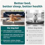 Furhaven Large Orthopedic Dog Bed with Bolsters