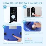 Automatic Dog Ball Launcher with Remote Control