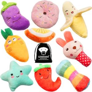 9 Pack Squeaky Dog Toys for Small Breeds