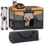 LOOBANI Foldable Playpen for Small Dogs and Cats