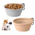 Collapsible Dog Bowl Set for Travel, 2 Pack
