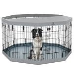 PJYuCien Foldable Dog Playpen with Cover