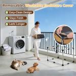 LOOBANI Foldable Playpen for Small Dogs and Cats