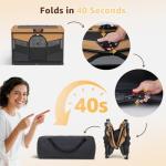 LOOBANI Foldable Playpen for Small Dogs and Cats