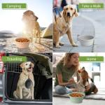 Collapsible Dog Bowl Set for Travel, 2 Pack