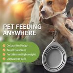 Collapsible Dog Bowl Set for Travel, 2 Pack