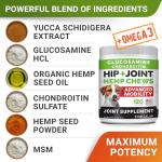 Hemp Chews for Dogs - Hip & Joint Support