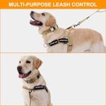 No Pull Dog Harness and Reflective Leash Set