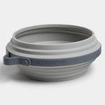 Cleverpup Nomad Collapsible Travel Dog Bowl - Grey