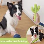 MewaJump Durable Cactus Dog Chew Toy