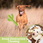 MewaJump Durable Cactus Dog Chew Toy