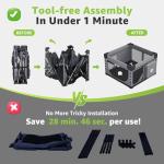 Loobani Portable Dog Playpen - Quick Setup