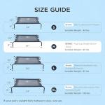 Cooling Elevated Dog Bed with Non-Slip Protectors