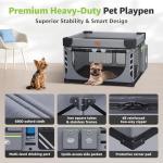Loobani Portable Dog Playpen - Quick Setup
