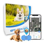 GPS Tracker for Dogs, Real-time Dog Tracker with Geo-Fence and Lighting Flash&Audible Alarm，Anti Lost No Distance Limited Dog GPS Collar Fit Most Pet Collars, Subscription Needed