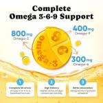 Omega 3 for Dogs – Salmon Oil for Dogs Skin & Coat Health, Fish Oil Supplement for Dog Shedding, Itch & Hot Spot Relief, Allergy Chews with EPA & DHA Fatty Acids for Skin & Joint Support - 180 Ct