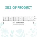 Regalo Safety 192" Super Wide Baby Gate & Play Yard, 2-in-1 Adjustable Playpen for Babies, Toddlers & Pets, Includes Wall Mount Kit, Plastic, Gray