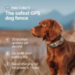 Halo Collar 5 Wireless Dog Fence & GPS Dog Collar, Keep Your Dog Safely Contained Outdoors with App-Controlled Boundaries and Real-Time Tracking, One Size, Realtree Camo