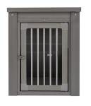 New Age Pet ecoFLEX Pet Crate/End Table, Small, Grey, Model:EHHC405S