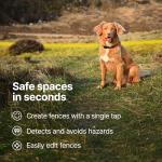 Halo Collar 5 Wireless Dog Fence & GPS Dog Collar, Keep Your Dog Safely Contained Outdoors with App-Controlled Boundaries and Real-Time Tracking, One Size, Realtree Camo