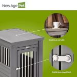 New Age Pet ecoFLEX Pet Crate/End Table, Small, Grey, Model:EHHC405S