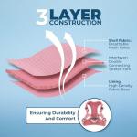 Best Pet Supplies Voyager Adjustable Step-in Flex Breathable Mesh Dog Harness for Small Medium Large Dogs Leash Set (Pink), S