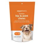 Amazon Basics Premium Dog Hip & Joint Supplement Chews with EPA and DHA, 120 Count (Previously Solimo)