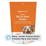 Amazon Basics Premium Dog Hip & Joint Supplement Chews with EPA and DHA, 120 Count (Previously Solimo)