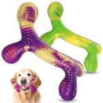 Luudoogs Dog Toys for Aggressive Chewers 2 Pack, Indestructible Dog Toys for Large Dogs, Tough Dogs Chew Toy to Keep Them Busy, Beef Flavored, Gifts for Large Medium Breed