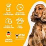 Petsly Potty Training Spray for Dogs Cats -17oz- Non-Staining, Indoor & Outdoor - Trains Pets Where Not to Pee - No Marking Training Spray - Safe for Fabrics, Furniture & Floors - Made in Germany