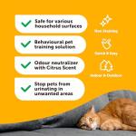 Petsly Potty Training Spray for Dogs Cats -17oz- Non-Staining, Indoor & Outdoor - Trains Pets Where Not to Pee - No Marking Training Spray - Safe for Fabrics, Furniture & Floors - Made in Germany