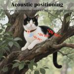 Cat Tracker for Indoor & Outdoor Cats & Dogs with Unlimited Range – 365-Day Battery Life iOS & Android Compatible No Subscription or Monthly Fee Kitten Finder with Real-Time Alerts Easy to Use