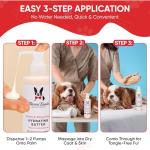 Warren London Hydrating Butter Leave in Pet Conditioner for Dogs | Lotion for Skin and Coat | Aloe Puppy & Dog Conditioner for Hair Detangler, Dry Skin, & Pet Fur Dandruff | Made in USA | Guava 8oz