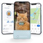 Tractive Smart Cat GPS Tracker | Real-Time Location & Wellness Monitoring for Cats 6.5 lbs+ | Territory & Location History | Up to 5-Day Battery | Breakaway Collar Included (Mint)