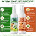 Dog Potty Training Spray for Dogs & Puppies, No-Go Spray & Here Potty Training Spray, Helps Stop Marking & Supports Housebreaking, Safe Gentle Formula, Indoor Outdoor Training Aid - 3.38 fl oz 2 PCS