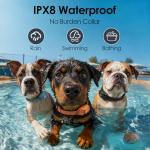 Jugbow Dog Training Collar for 3 Dogs- 4200FT Training Collars with Remote for 5-120 lb Large Medium Small Dogs, Rechargeable Waterproof IPX8 E Collars for Dogs