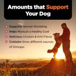 Nutri-Vet Skin & Coat Biscuits for Dogs, Tasty Dog Treat, Skin and Coat Supplement, Omega 3 Fish Oil, Made with Omega 3 and Biotin, Fish Oil Treat for Pets, Chicken & Krill Flavor, 16 oz