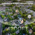 Jugbow Dog Training Collar for 3 Dogs- 4200FT Training Collars with Remote for 5-120 lb Large Medium Small Dogs, Rechargeable Waterproof IPX8 E Collars for Dogs