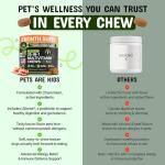 Pets are Kids 25-in-1 Dog Multivitamin - Pet Vitamins and Supplements with LBiome™, Colostrum & Salmon Oil for Gut, Allergy, Mobility & Immune Health - Bacon Flavored, Dog Supplements - 60 Chews