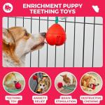 Fossa Interactive Dog Toys, Crate Training Aids for Puppies, Puzzle Treat Dispenser with Rope, Multifunctional Dog Toys - for Reduce Dog Boredom and Anxiety, Dog Teeth Cleaning and Chew Toy