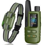 Jugbow Dog Training Collar - 4200FT Training Collar with Remote for 5-120lbs Large Medium Small Dogs, IPX8 Waterproof E Collar with 4 Training Modes, Security Lock, Rechargeable (Green)