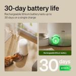 PETLIBRO Automatic Cat Feeder, Wi-Fi Rechargeable Cats Food Dispenser Battery-Operated with 30-Day Life, AIR 2.4G Wi-Fi Timed Pet Feeder for Cats & Dogs, 2L Auto Cats Feeder, White